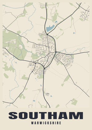 Southam Street Map Poster