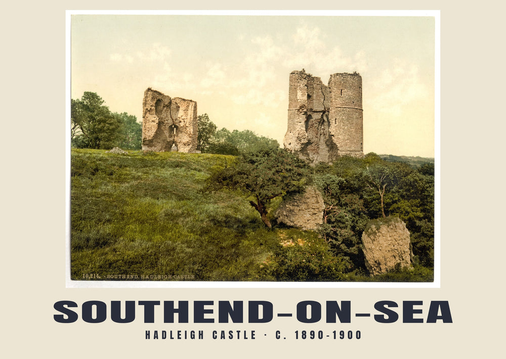 Hadleigh Castle, Southend-on-Sea, c. 1890–1900 Heritage Print