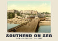 View from the pier, Southend On Sea, 1890–1900 heritage photograph