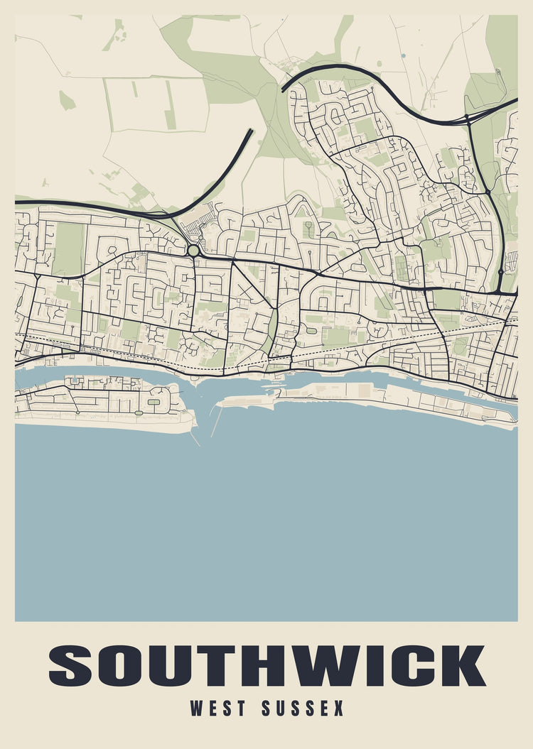 Southwick Street Map Poster