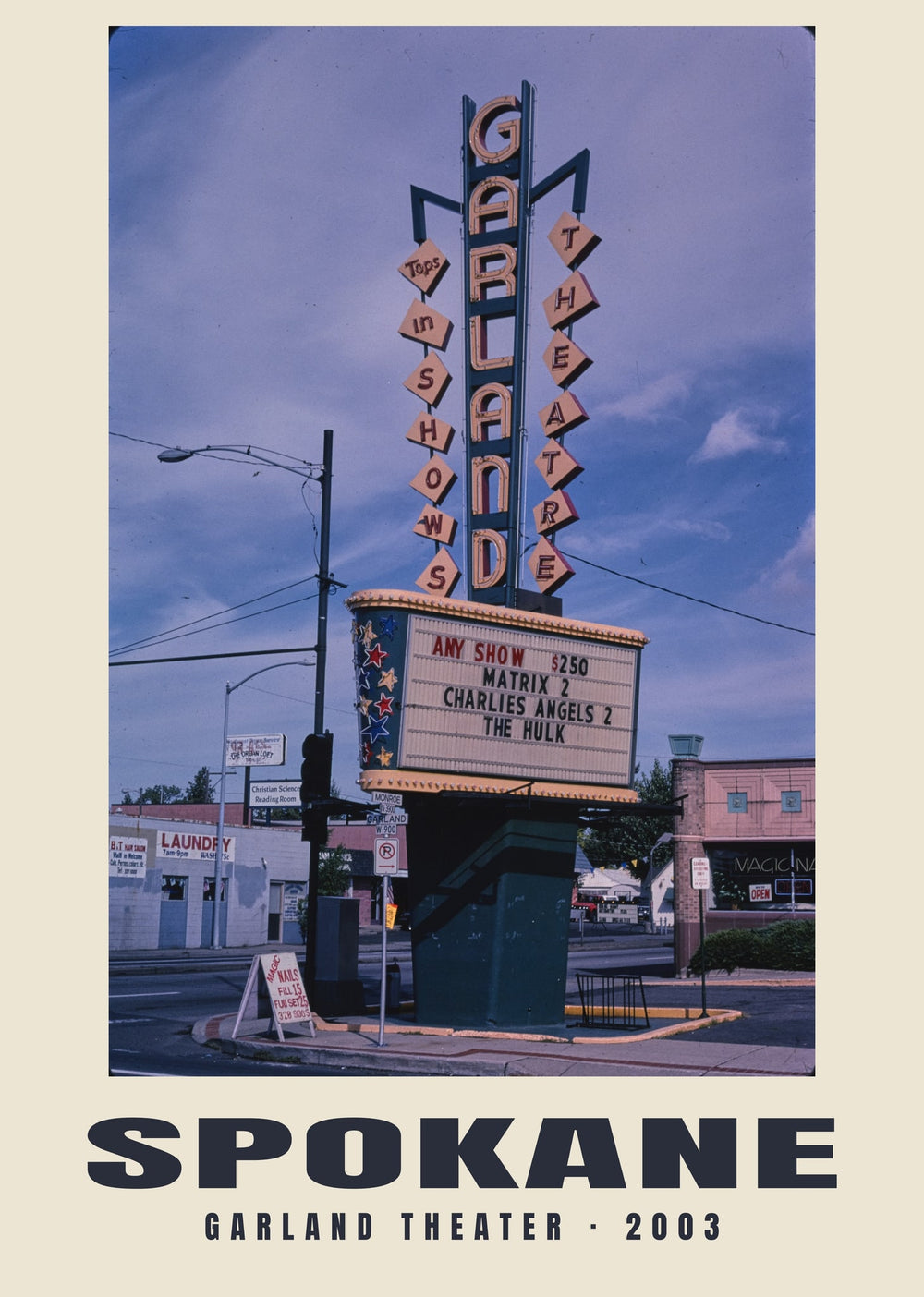 Garland Theater, Spokane, Washington — 2003 · Stampa fotografica storica