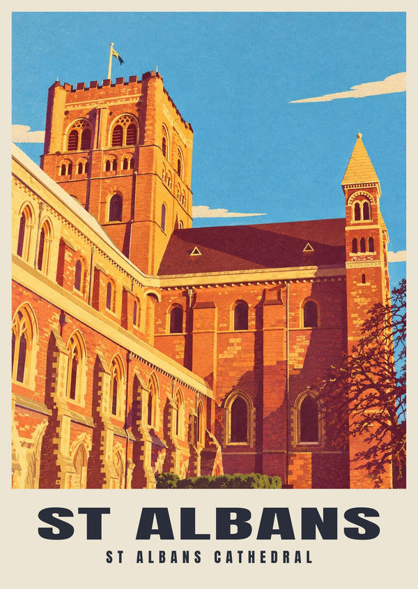 St Albans Cathedral Poster