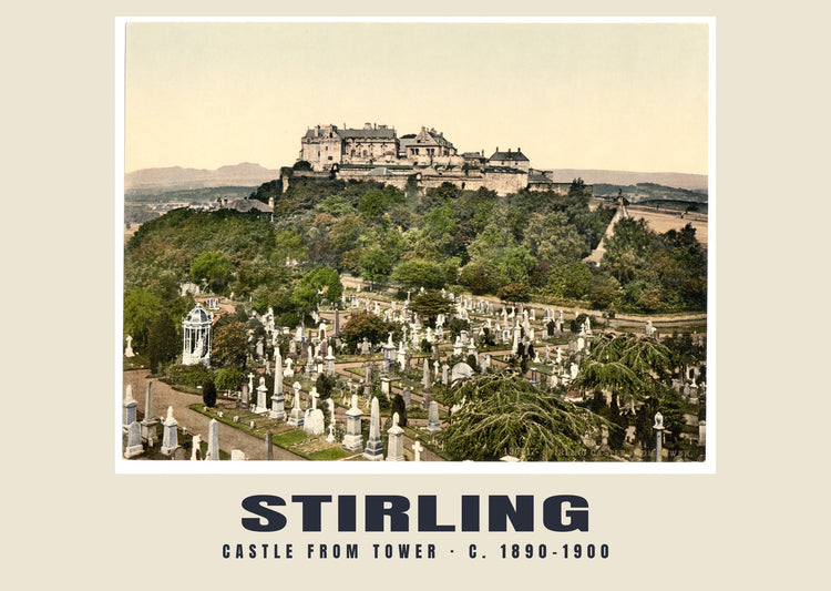 Castle from tower, Stirling, c. 1890–1900 Heritage Print