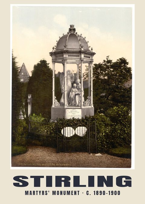 Martelaarsmonument, Stirling, ca. 1890–1900 Erfgoedprint