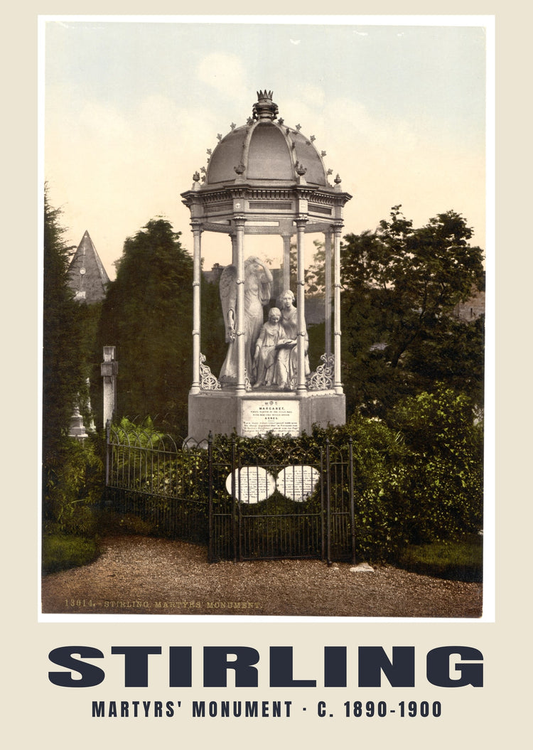 Martyrs' Monument, Stirling, c. 1890–1900 Heritage Print