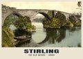 The Old Bridge, Stirling, 1890s heritage photograph