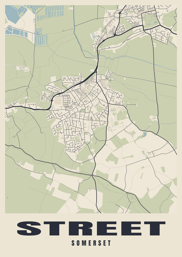 Street Street Map Poster
