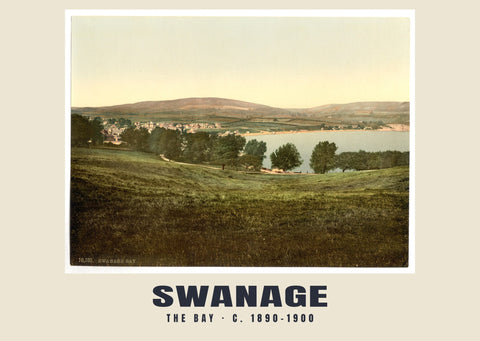 The bay, Swanage, c. 1890–1900 Heritage Print
