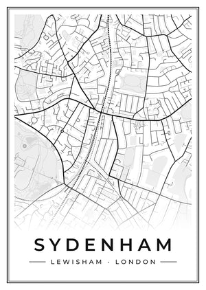 Sydenham Street Map Poster