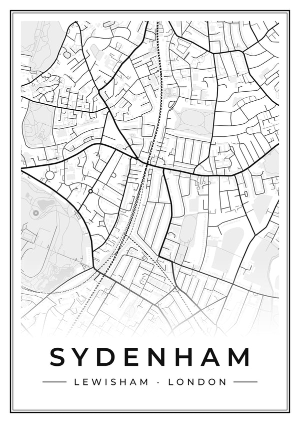 Sydenham Street Map Poster