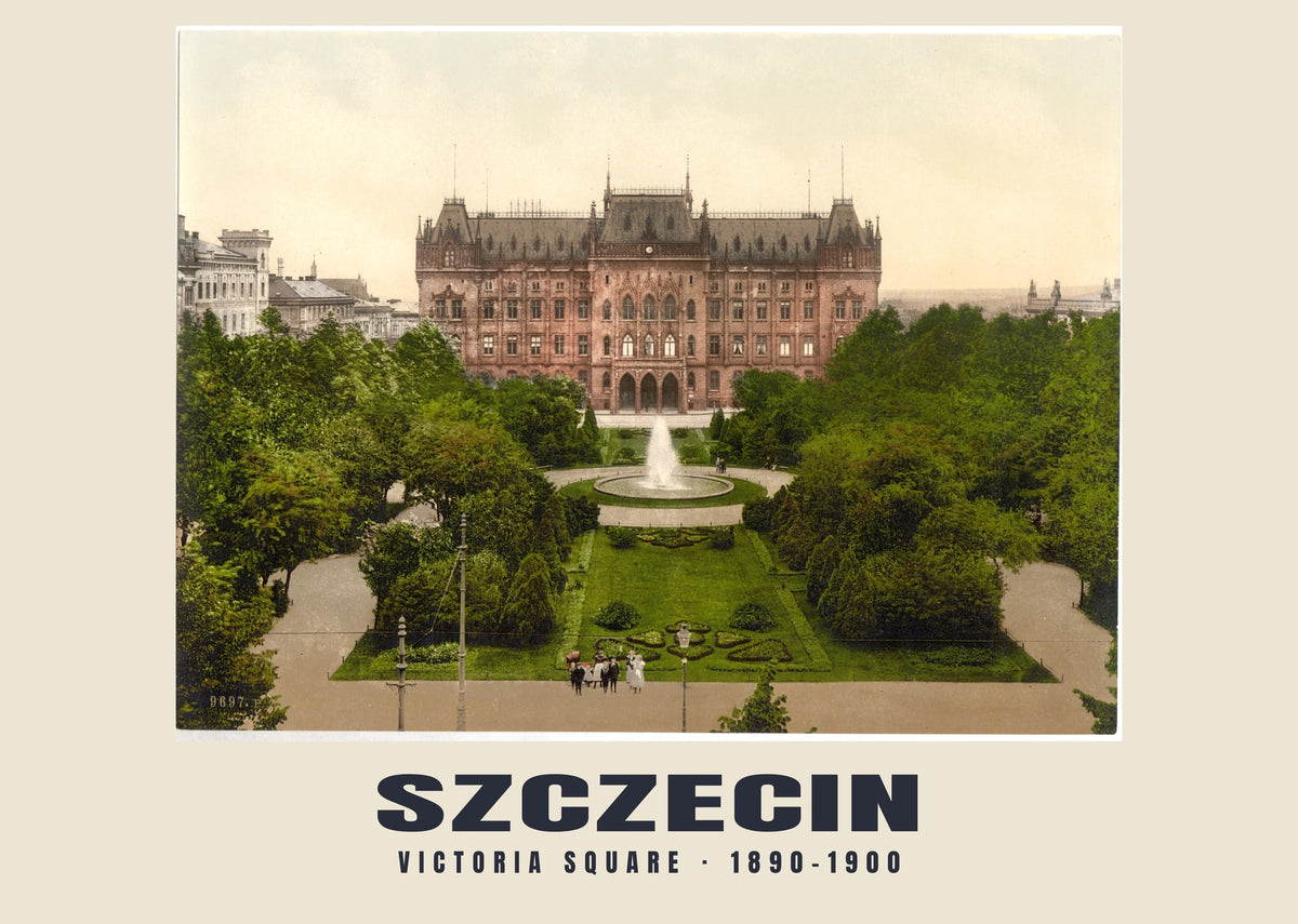 Plaza Victoria, Szczecin, 1890–1900