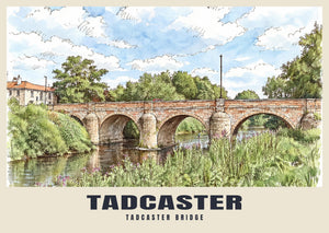 Tadcaster Bridge Poster