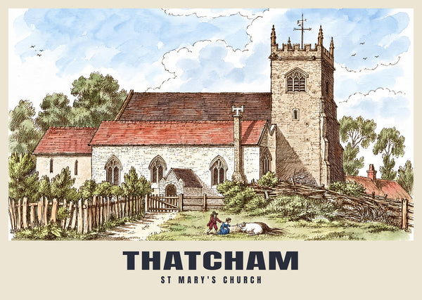 St Mary's Church, Thatcham Poster