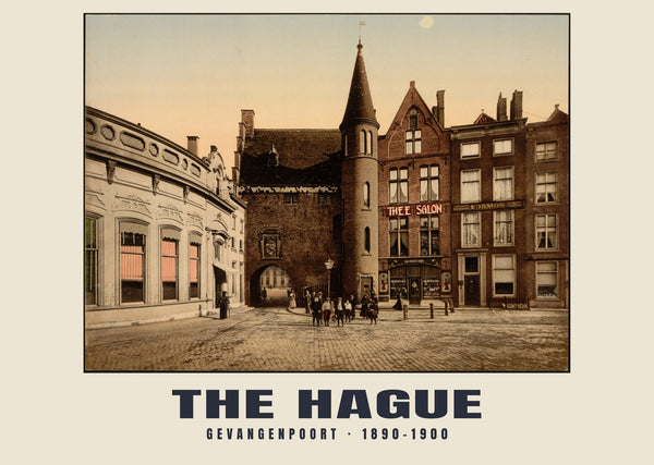 Gevangenpoort, La Haye — 1890–1900 · Tirage photochrome ancien