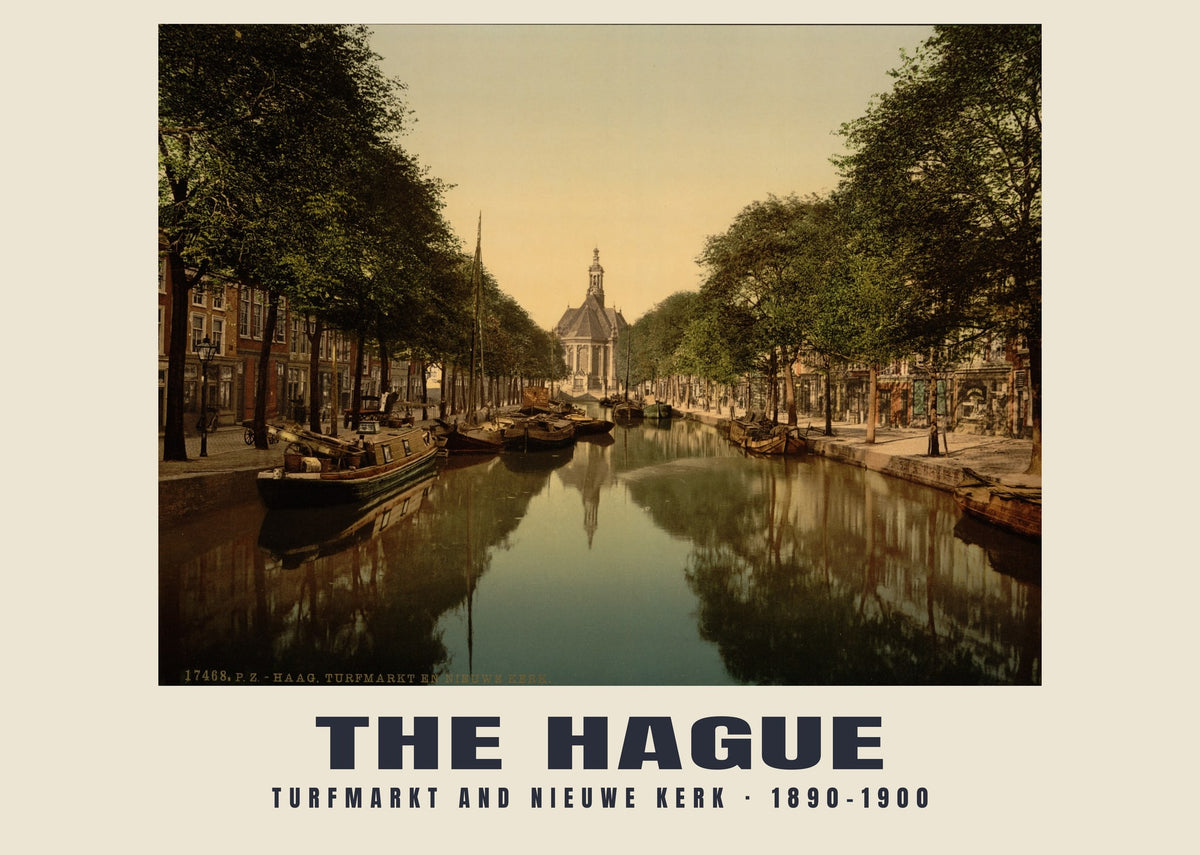 Turfmarkt i Nieuwe Kerk, Haga, 1890–1900