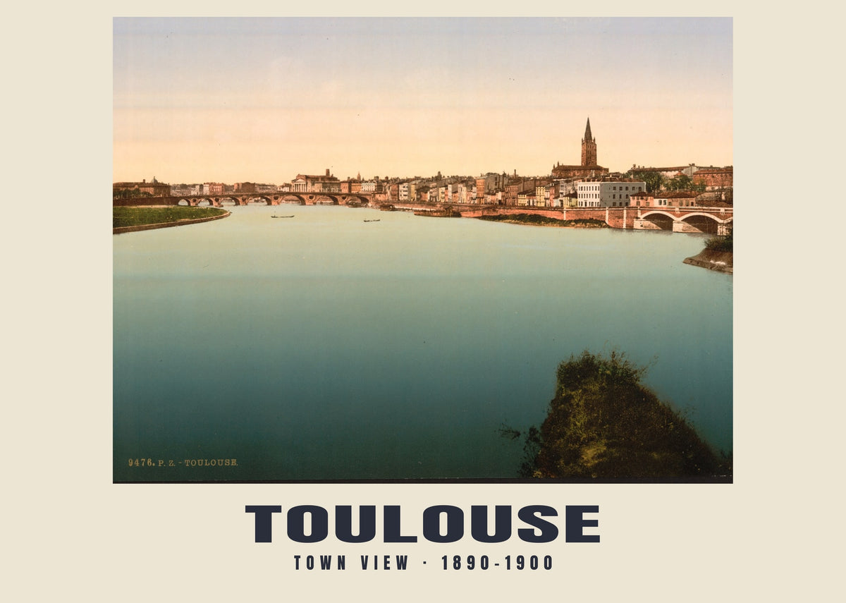 Vista de la ciudad, Toulouse, 1890–1900