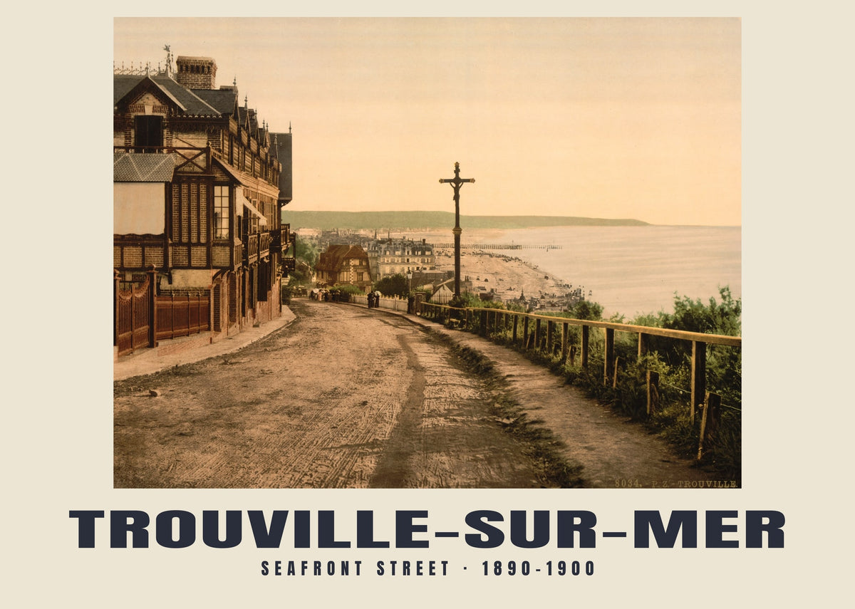 Rue en bord de mer, Trouville-sur-Mer, 1890–1900