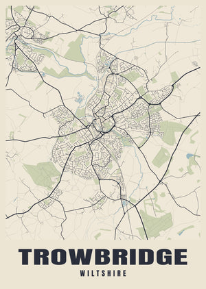 Trowbridge Street Map Poster