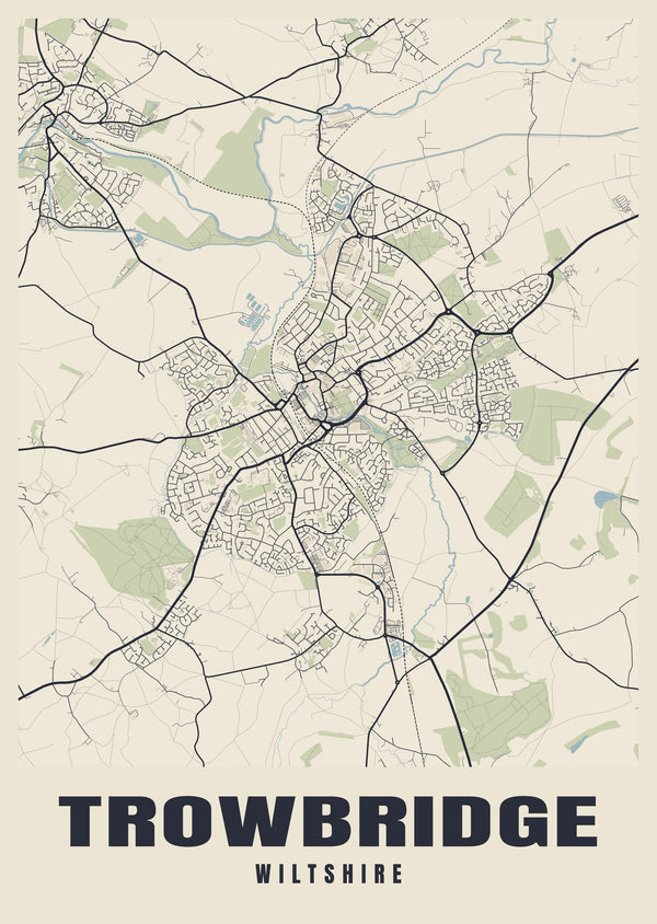 Trowbridge Street Map Poster