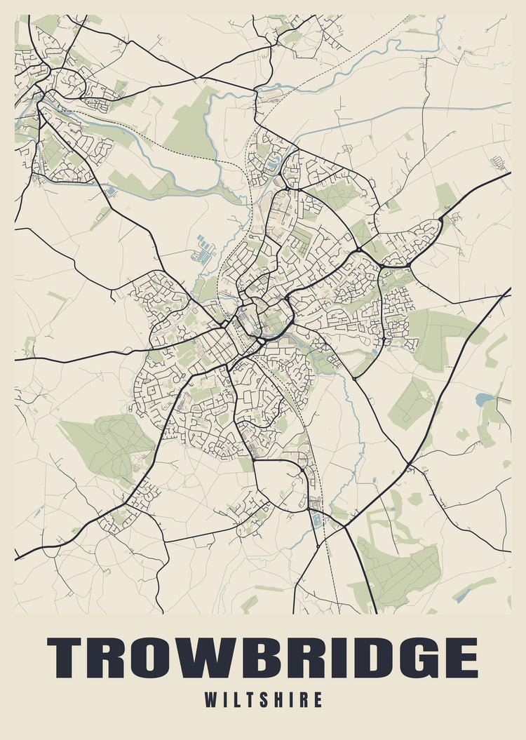 Trowbridge Street Map Poster