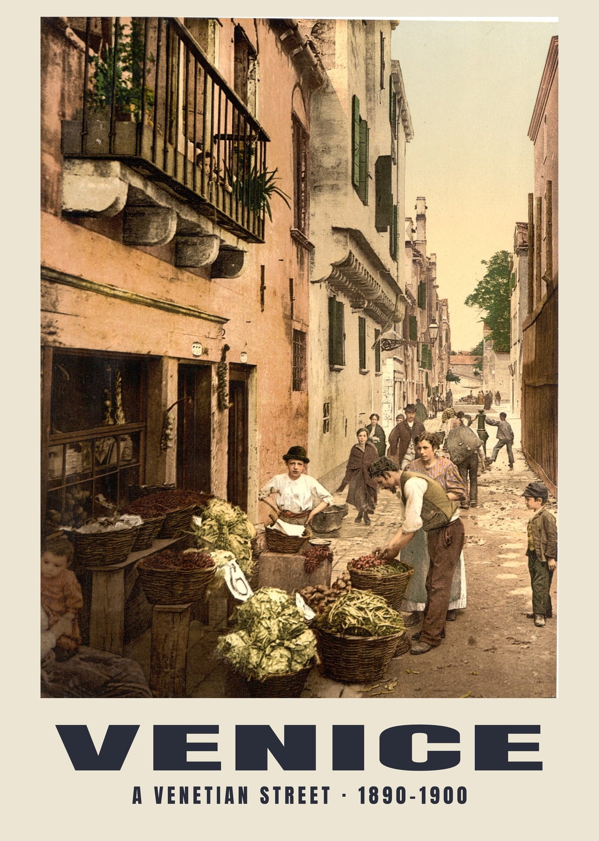 Une rue vénitienne, Venice, 1890–1900