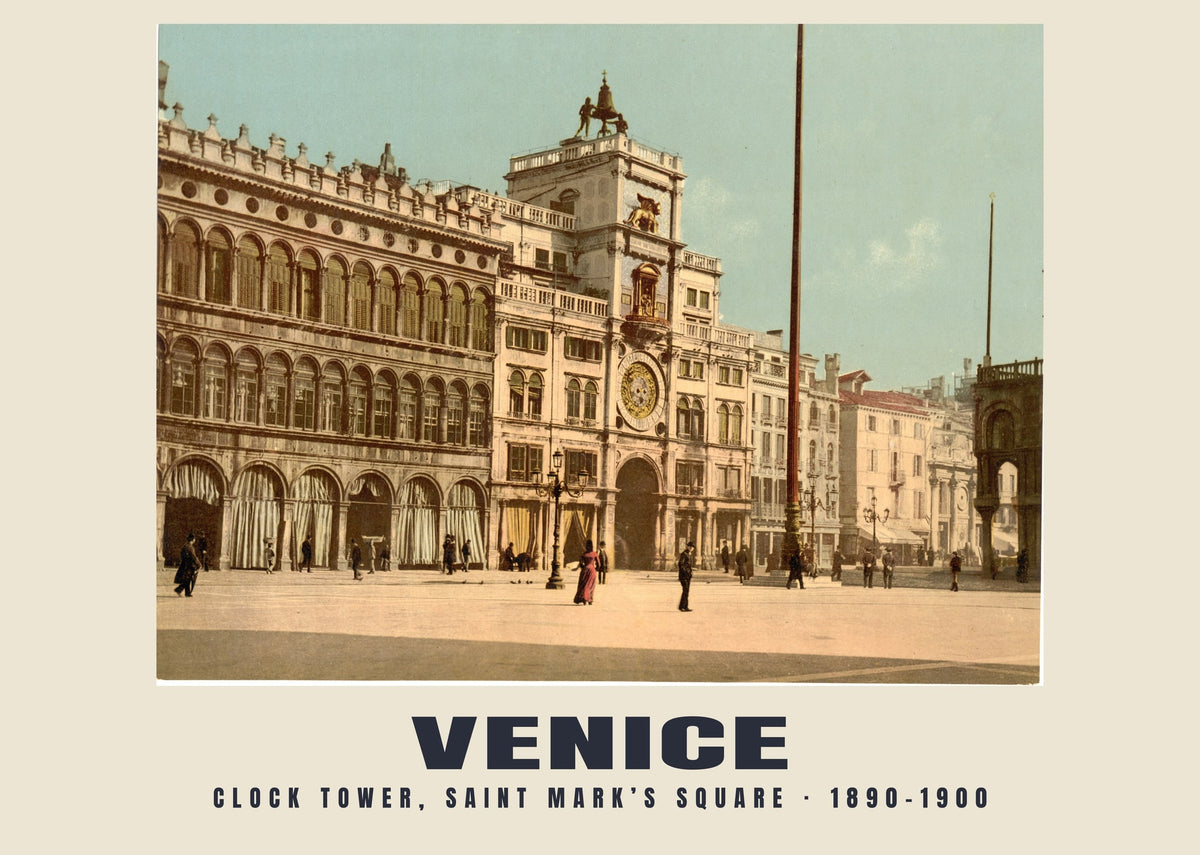 Torre dell’Orologio, Piazza San Marco, Venice, 1890–1900