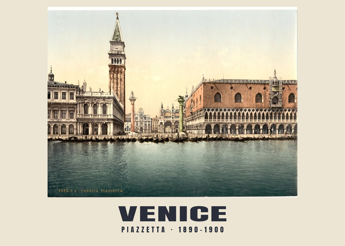Piazzetta, Venise, 1890–1900