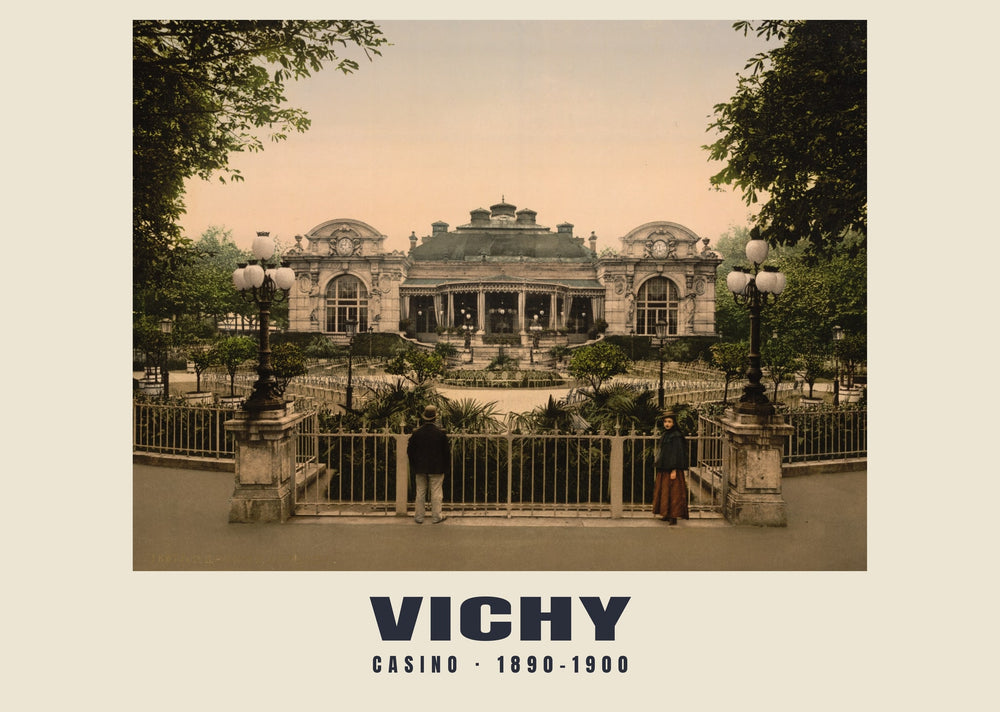Casino, Vichy — 1890–1900 · Historischer Photochromdruck