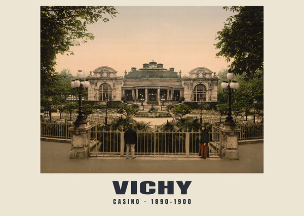 Casino, Vichy — 1890–1900 · Stampa di fotocromo d’epoca