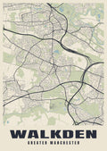 Street map poster of Walkden, Greater Manchester