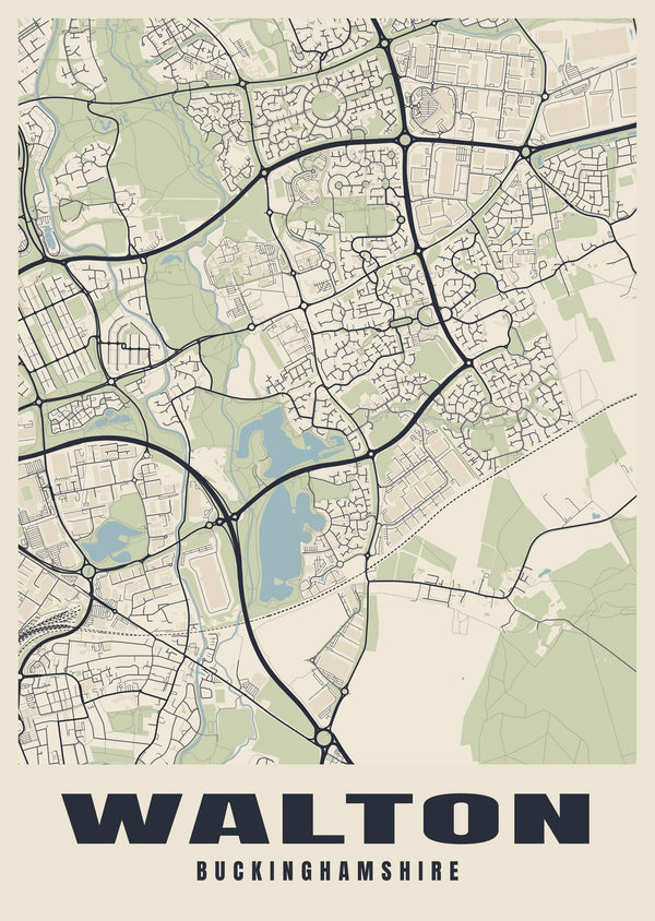 Walton Street Map Poster