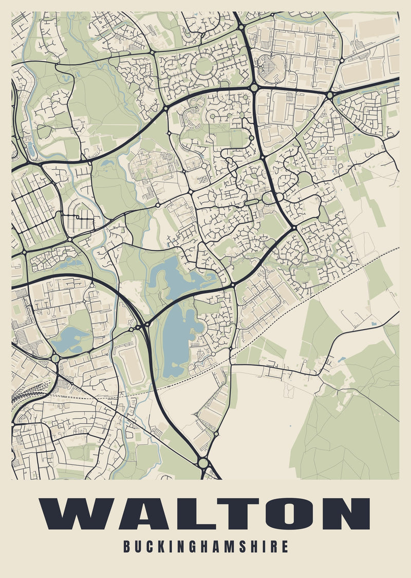 Walton Street Map Poster