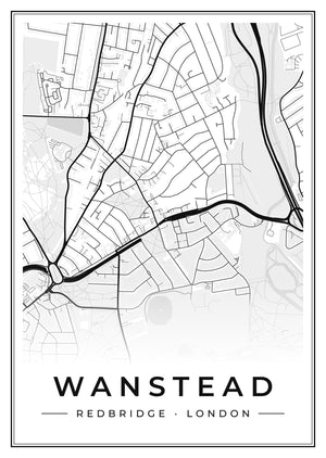 Wanstead Street Map Poster