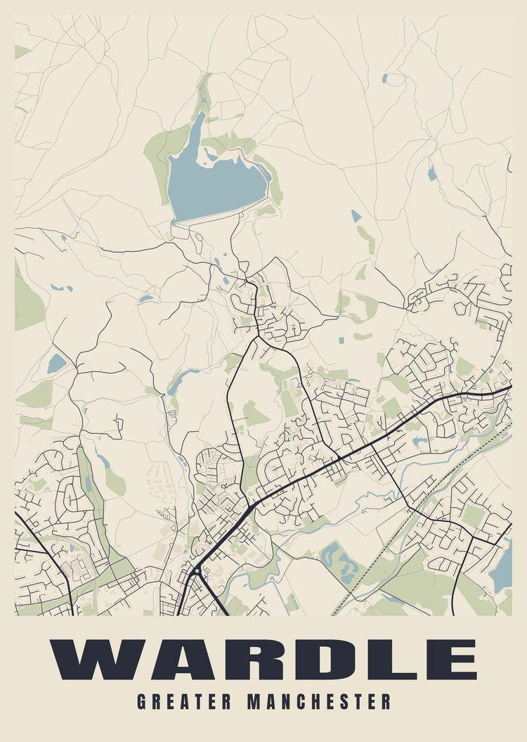 Wardle Street Map Poster