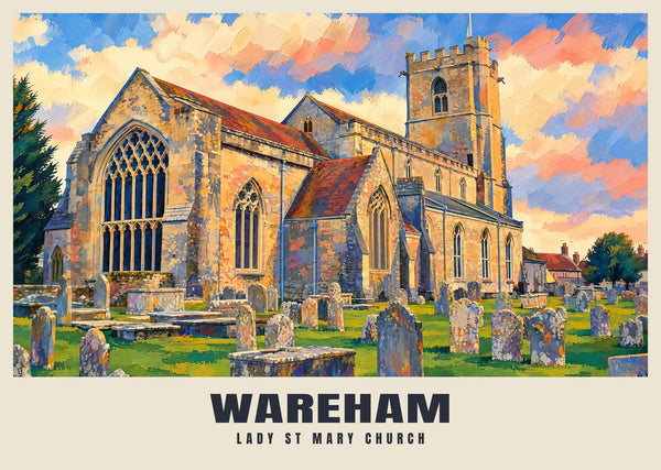 Lady St Mary Church, Wareham Poster