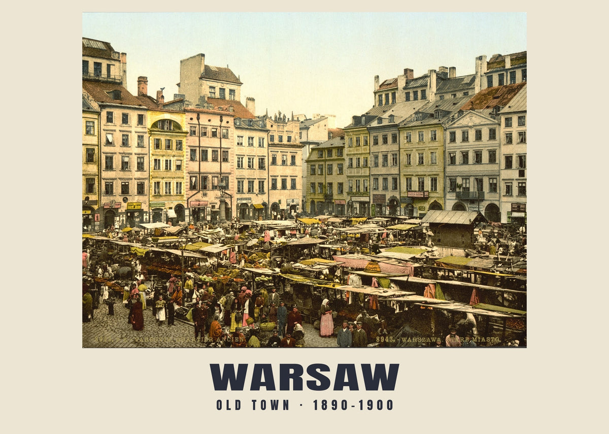 Centro storico, Varsavia, 1890–1900