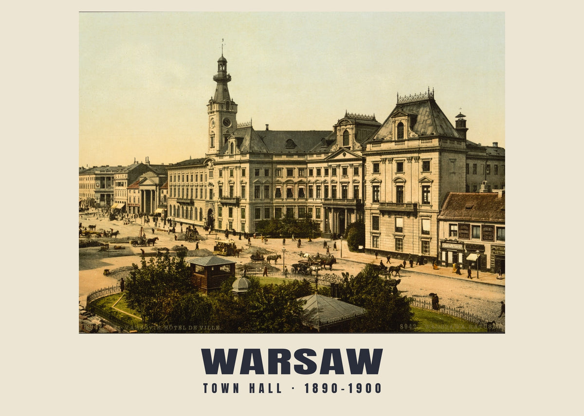 Municipio, Varsavia, 1890–1900