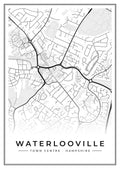 Street map poster of Waterlooville town centre, Hampshire