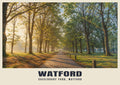Cassiobury Park, Watford poster, Oil Painting style