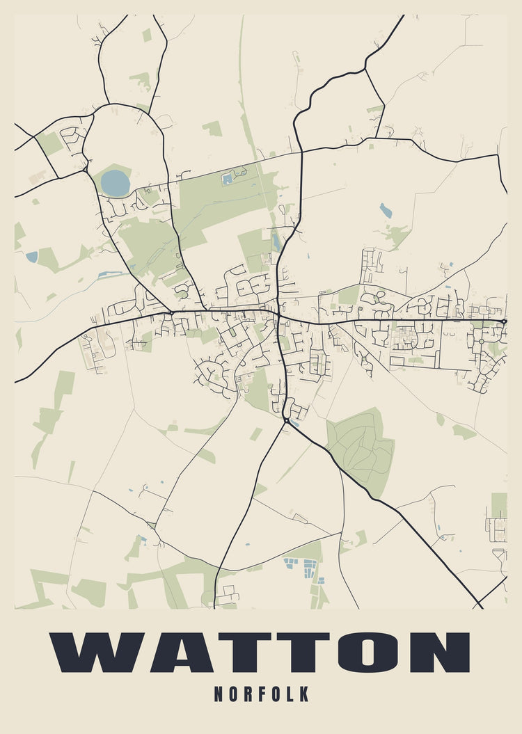 Watton Street Map Poster