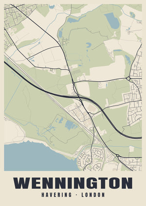 Wennington Heritage Street Map Poster