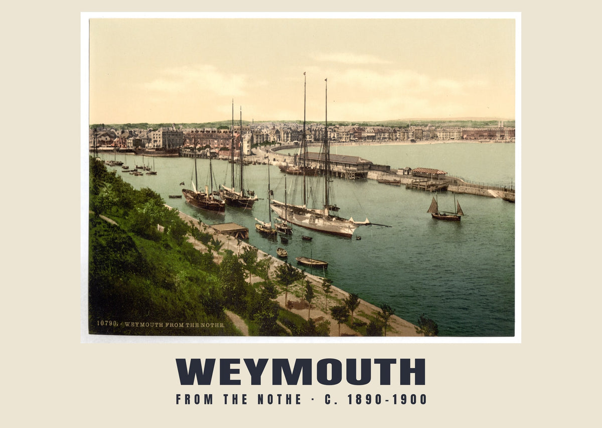 From the Nothe, Weymouth, c. 1890–1900 heritage photograph