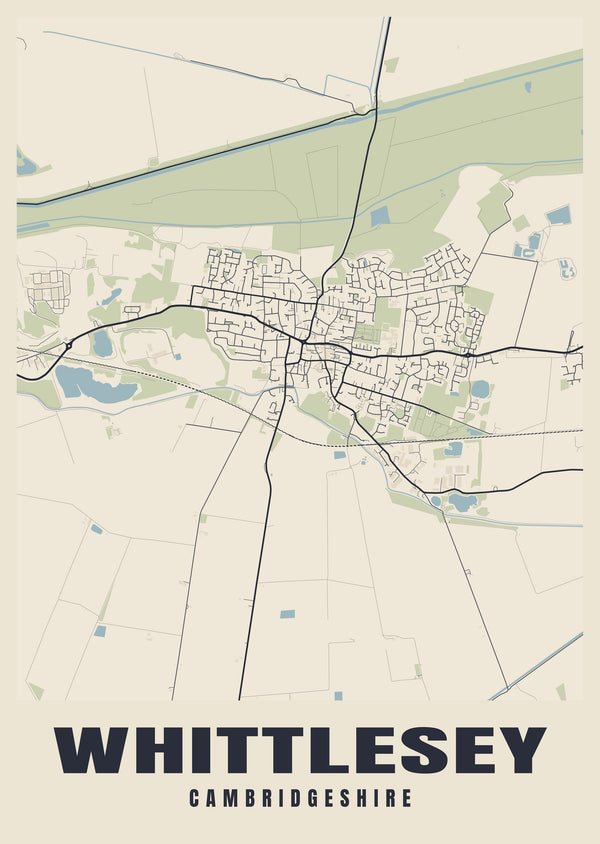 Whittlesey Street Map Poster