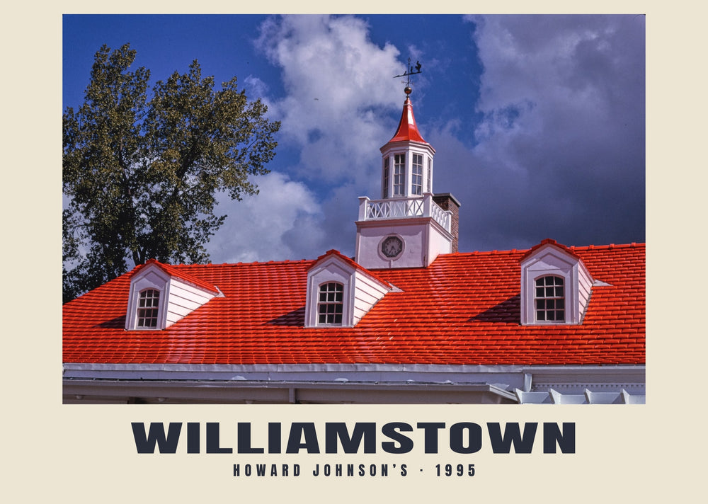 Howard Johnson’s, Williamstown, Massachusetts — 1995 · Wydruk historycznej fotografii