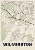 Street map poster of Wilmington, Kent