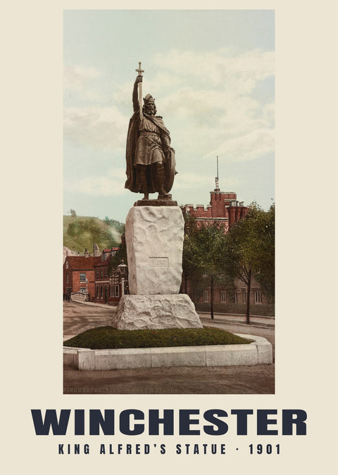 Statue du roi Alfred, Winchester — 1901