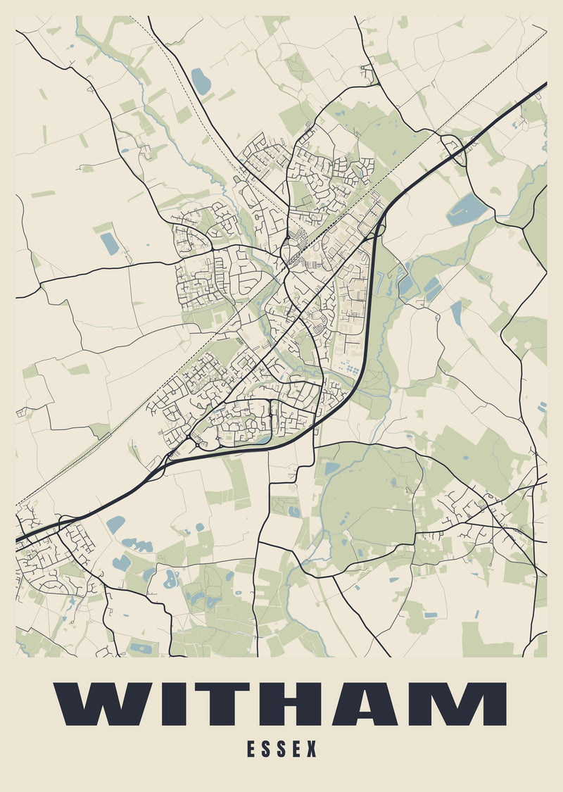Witham Street Map Poster