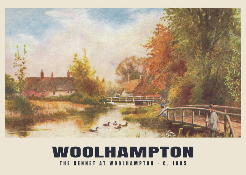 River Kennet, Woolhampton, c. 1905 Heritage Print