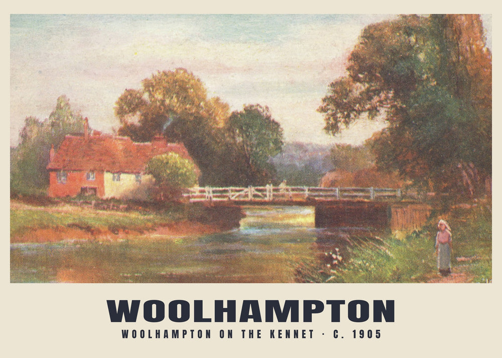 River Kennet, Woolhampton, c. 1905 Heritage Print
