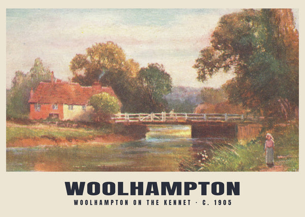 River Kennet, Woolhampton, c. 1905 Heritage Print